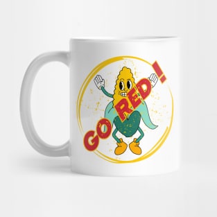 Nebraska Cornhuskers Fans Funny Corn Sticker Mug